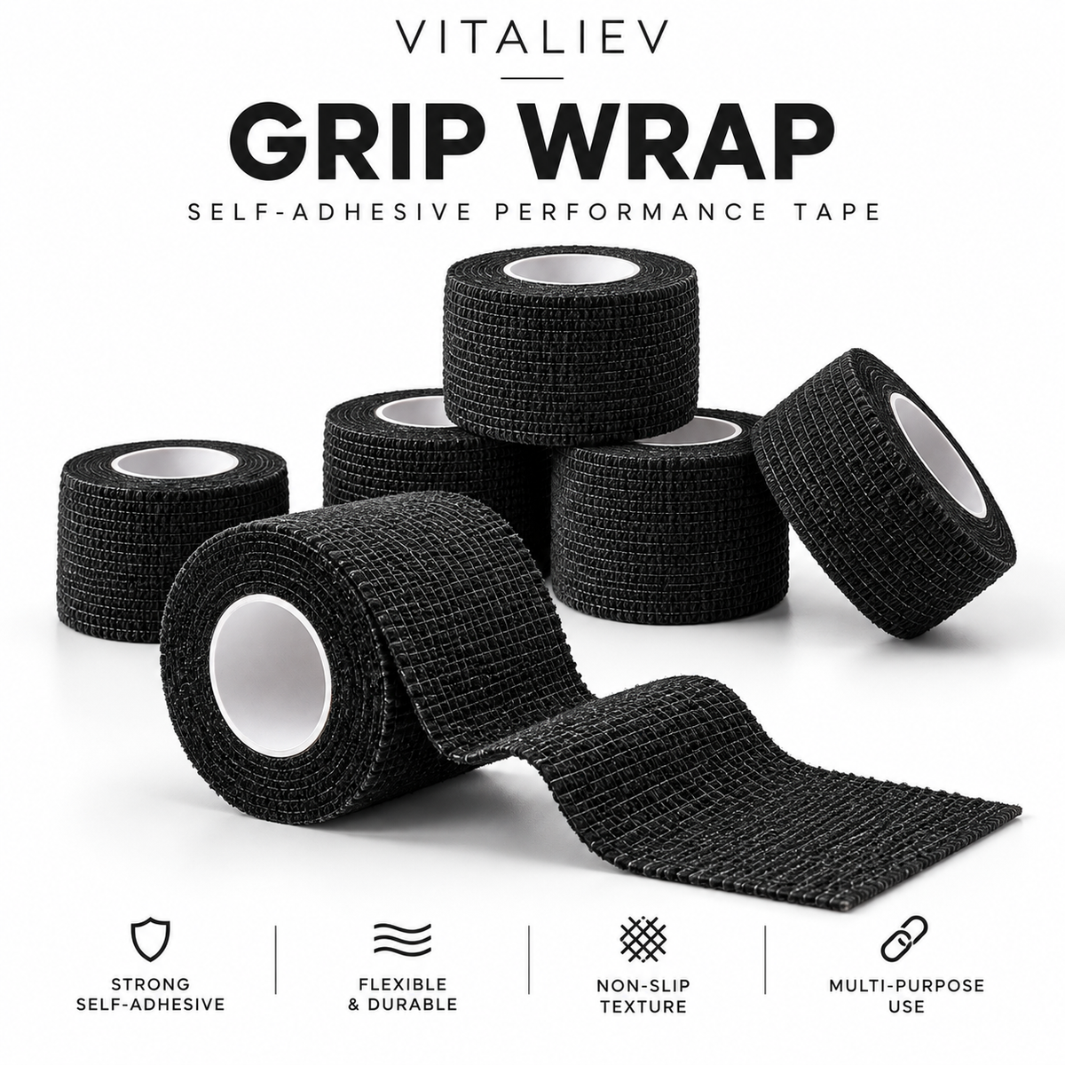 VITALIEV GRIP WRAP — Self-Adhesive Performance Tape