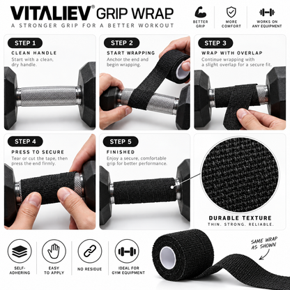 VITALIEV GRIP WRAP — Self-Adhesive Performance Tape