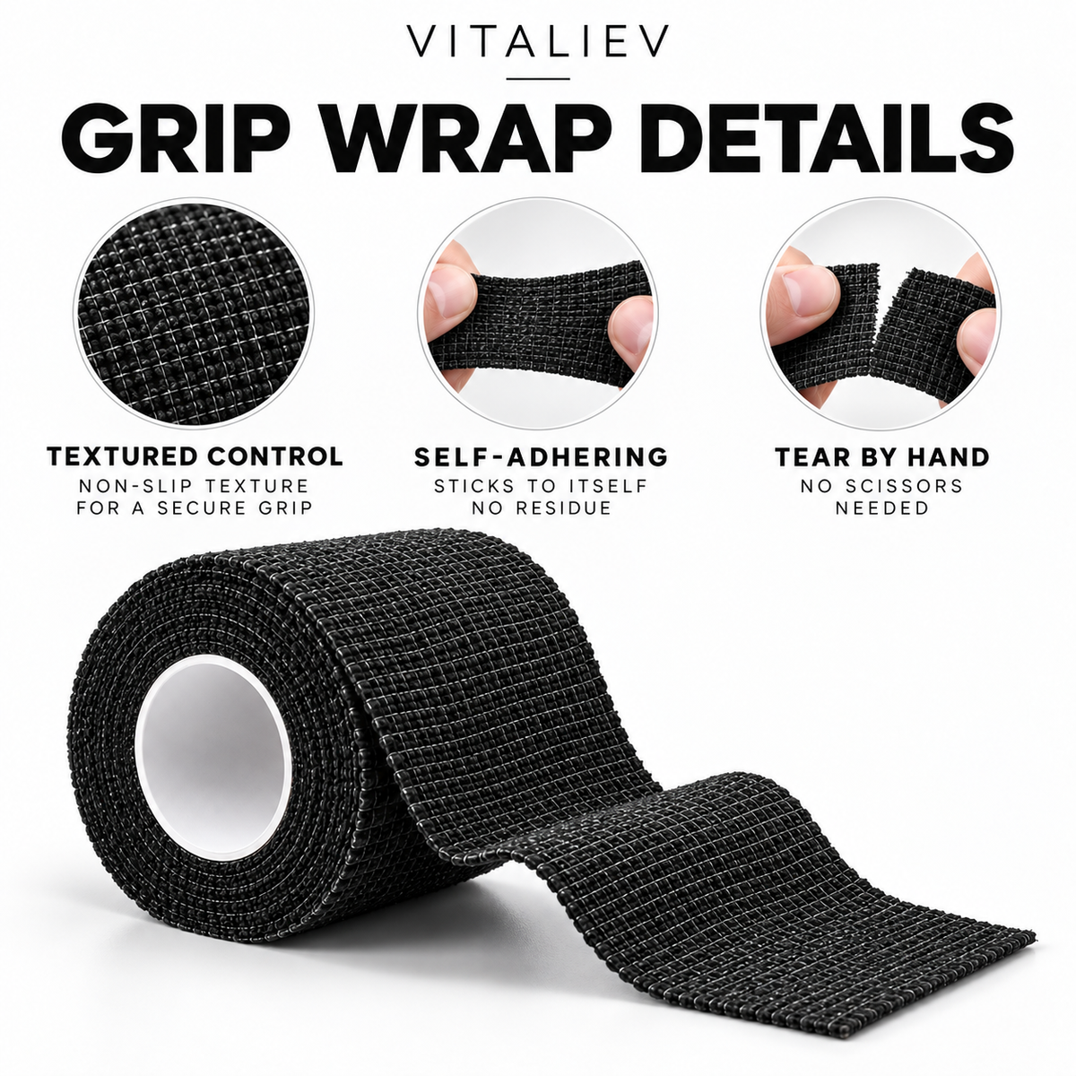 VITALIEV GRIP WRAP — Self-Adhesive Performance Tape
