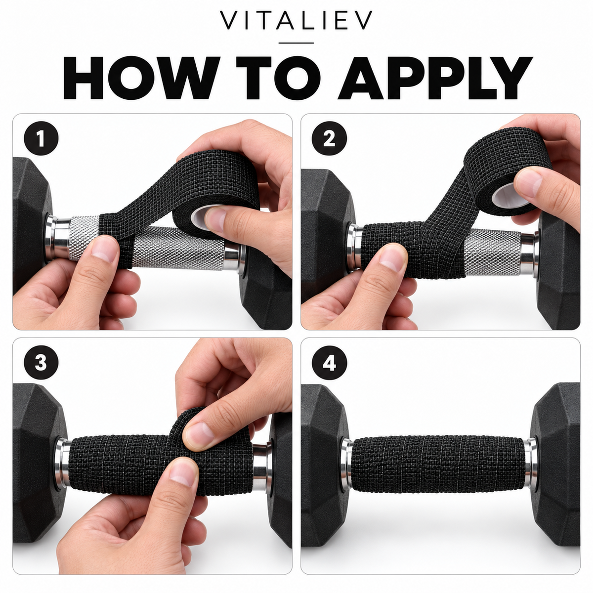 VITALIEV GRIP WRAP — Self-Adhesive Performance Tape
