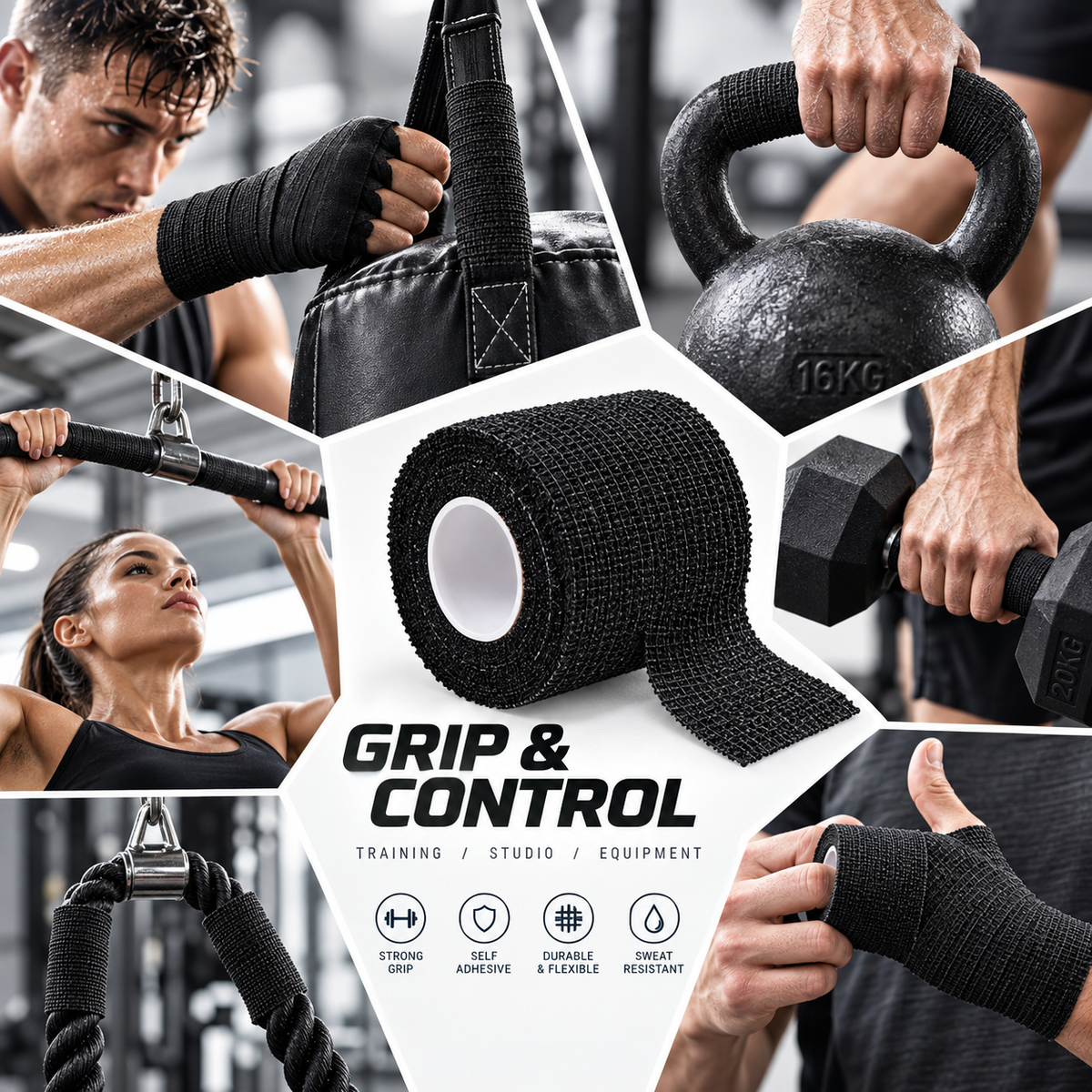 VITALIEV GRIP WRAP — Self-Adhesive Performance Tape